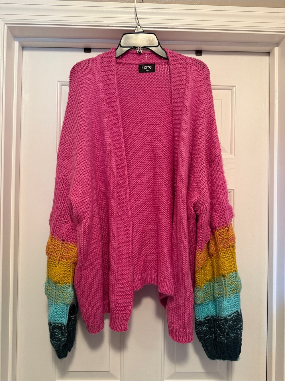 Fate Puff Sleeve Cardigan Sweater